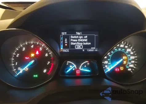 2013 Ford Escape Sel из США, поврежденный, VIN 1FMCU9H97DUA96017